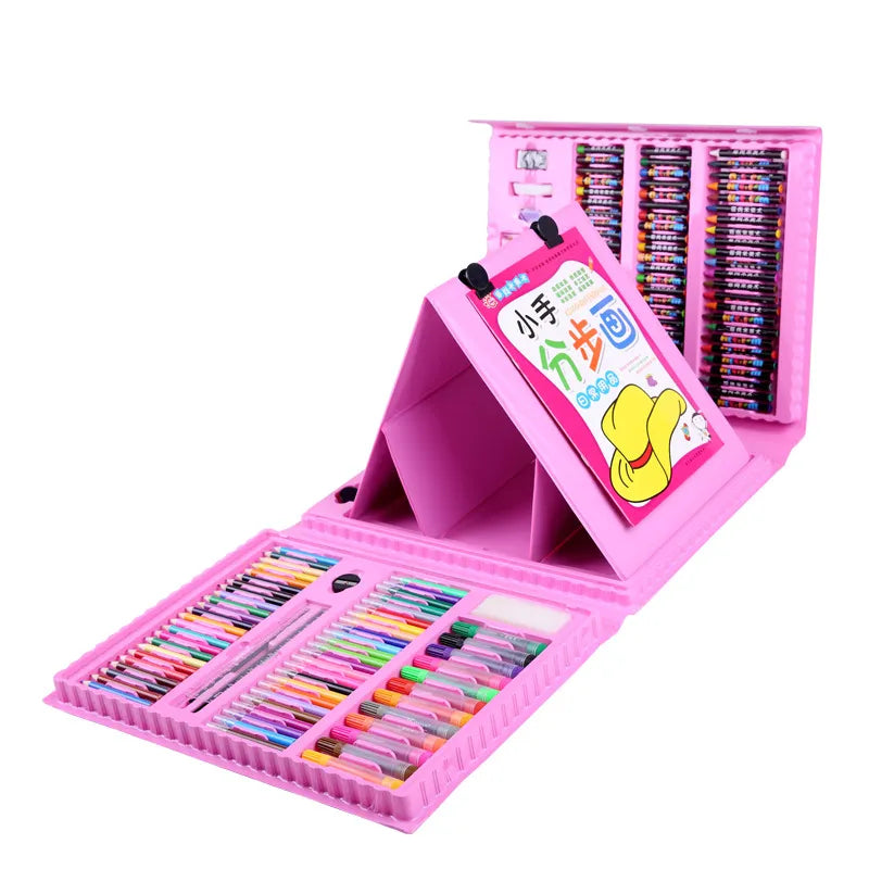 Kids Drawing Board Set Pencil Crayon Watercolor Pens With Drawing School Water Painting Supplies Educational Toys Children Gifts