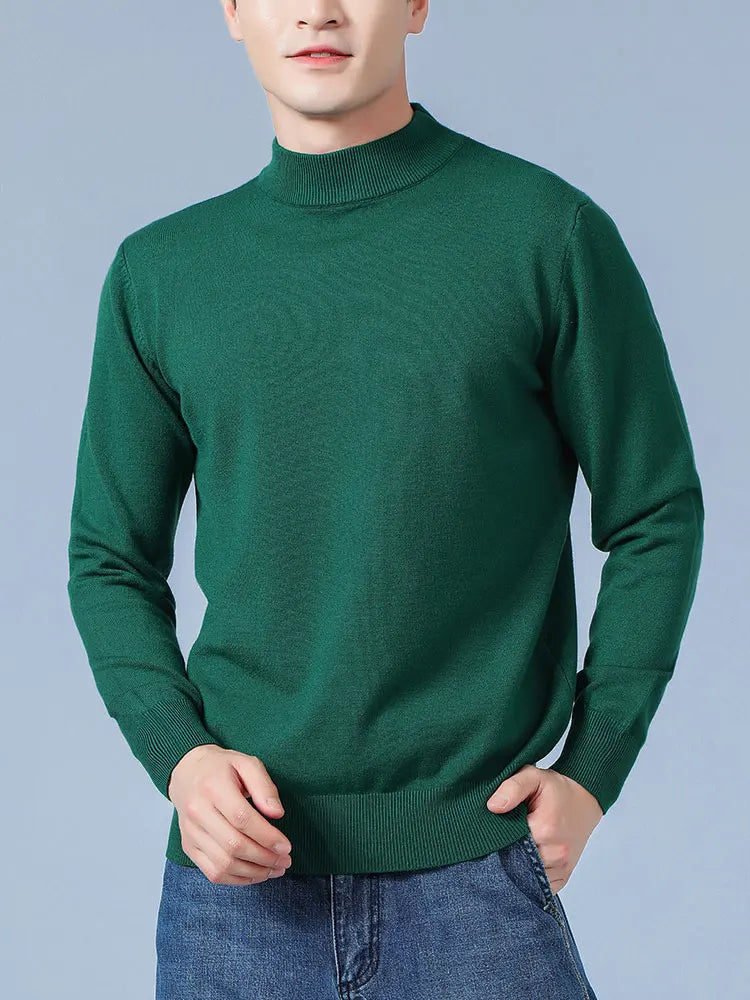 Cashmere Sweater Men Pullover Autumn Winter Half turtleneck Soft Warm Cashmere Sweater Jumper Knitted Sweaters