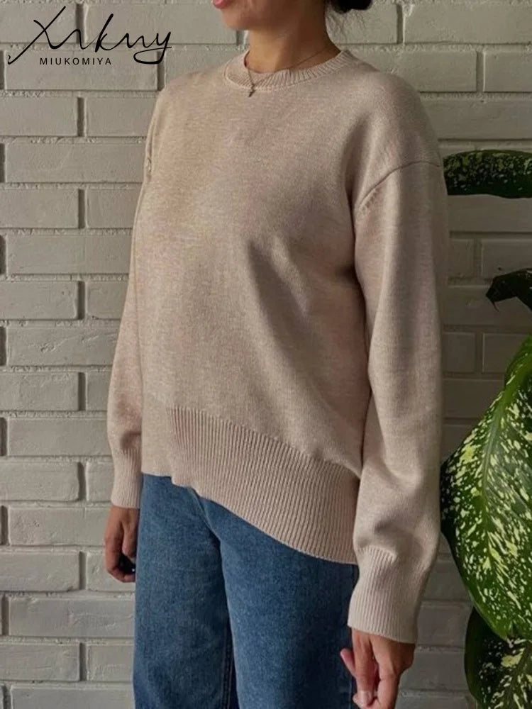 Thick Winter Sweater Women Oversized Pullover Ladies 2023 Loose Green Jumpers Pulls Vintage Beige Warm Sweaters For Women Winter